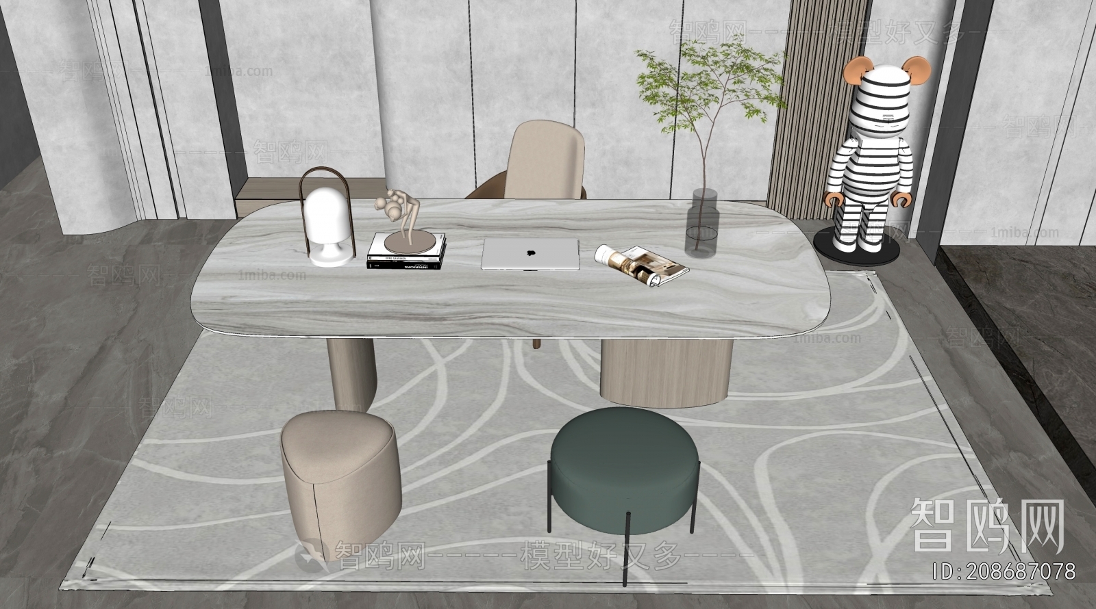 Modern Computer Desk And Chair