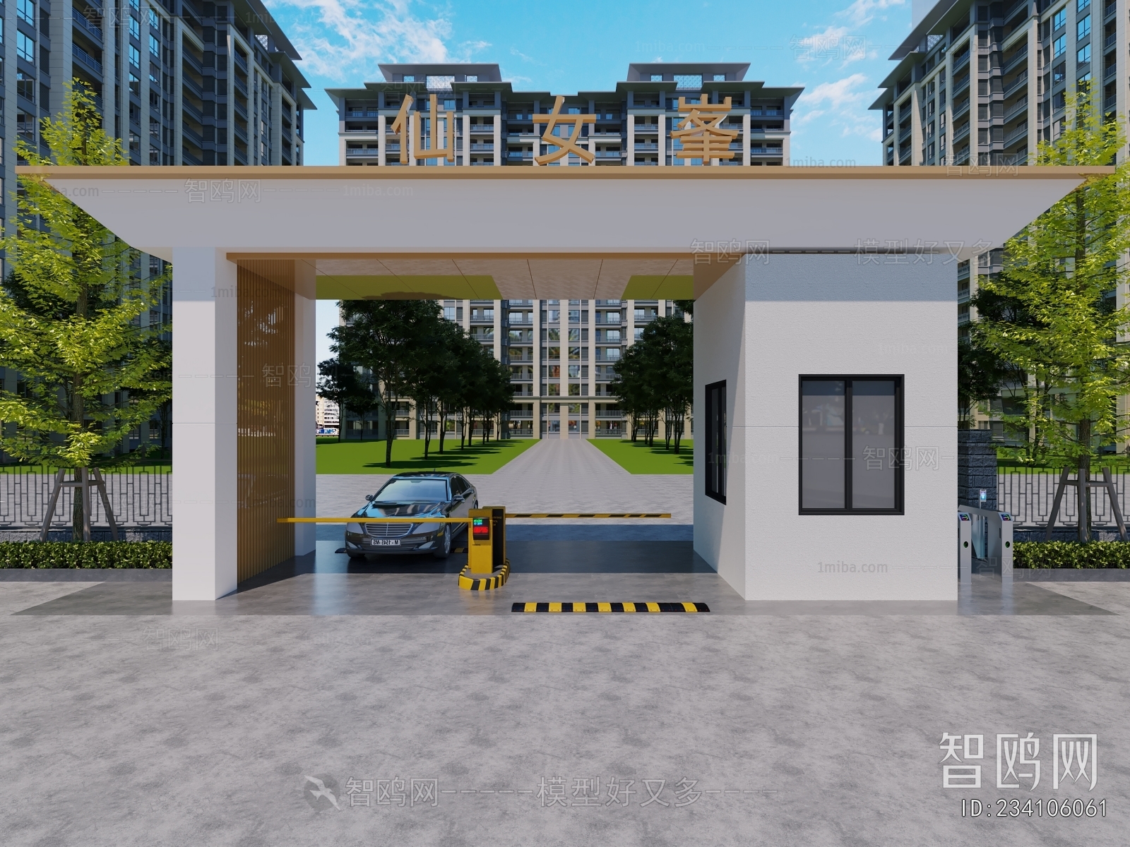 New Chinese Style Gate