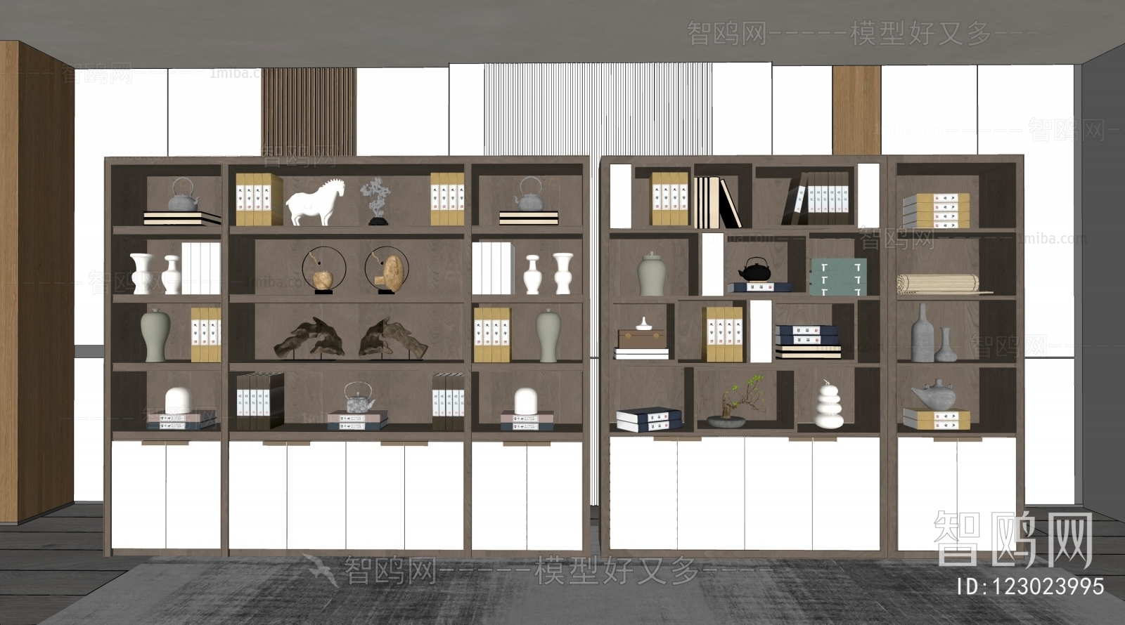 New Chinese Style Bookcase