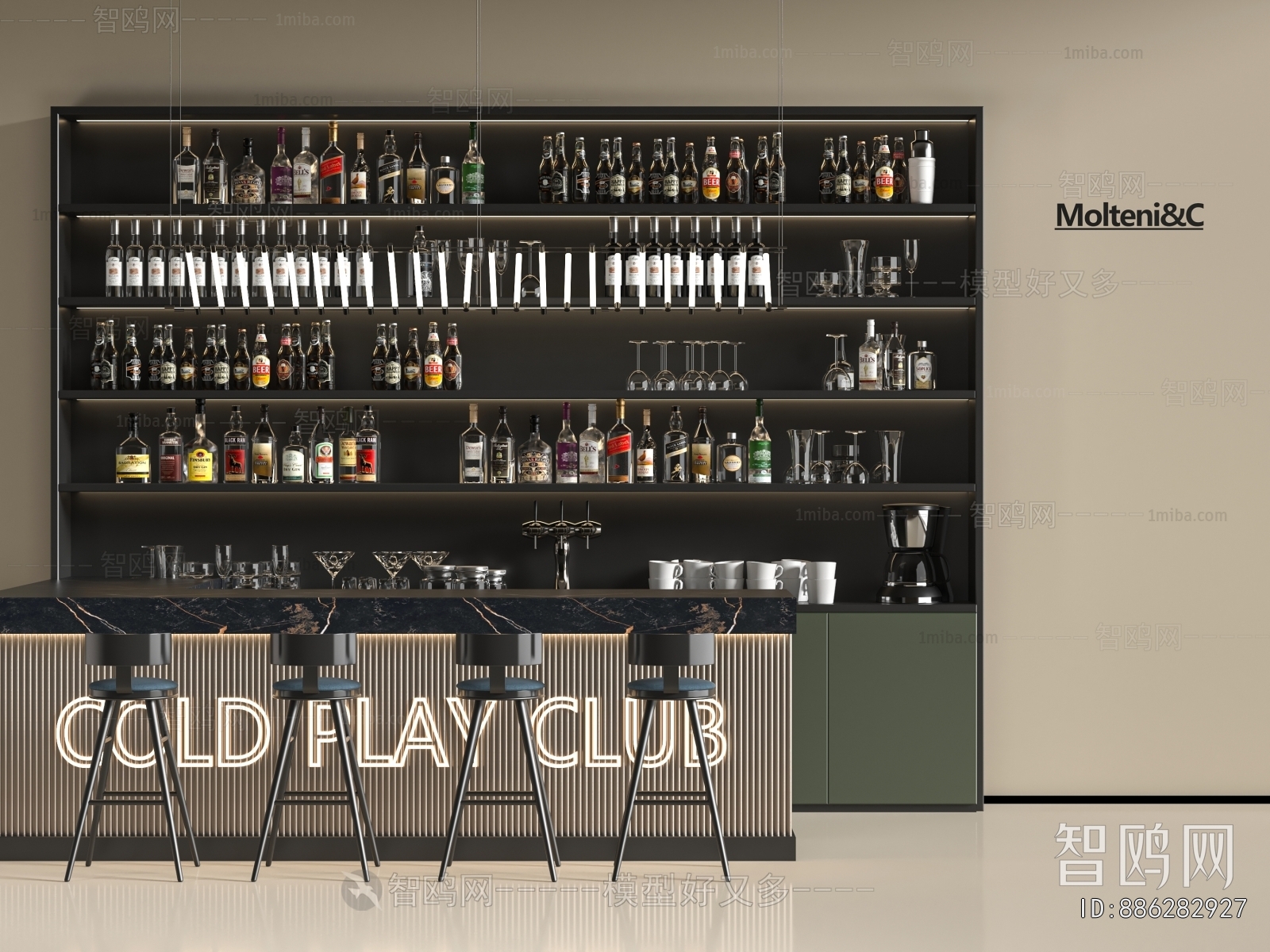 Modern Counter Bar
