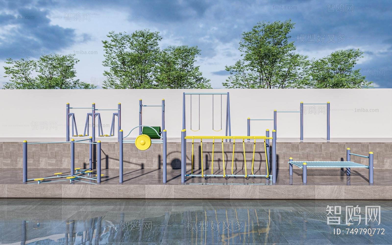 Modern Fitness Equipment