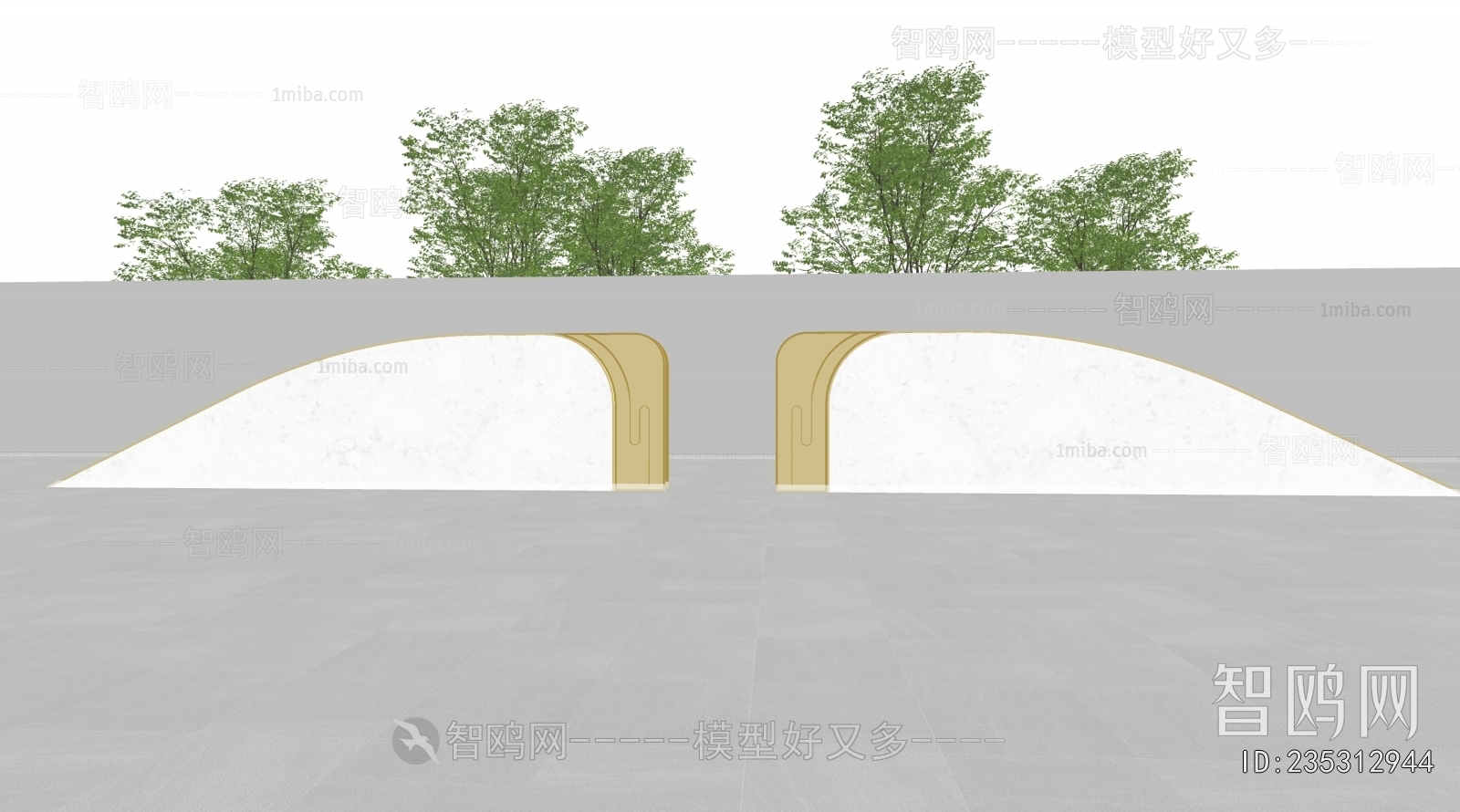 Modern Landscape Wall