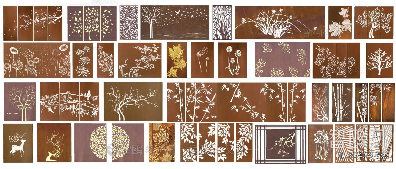 Modern Landscape Wall