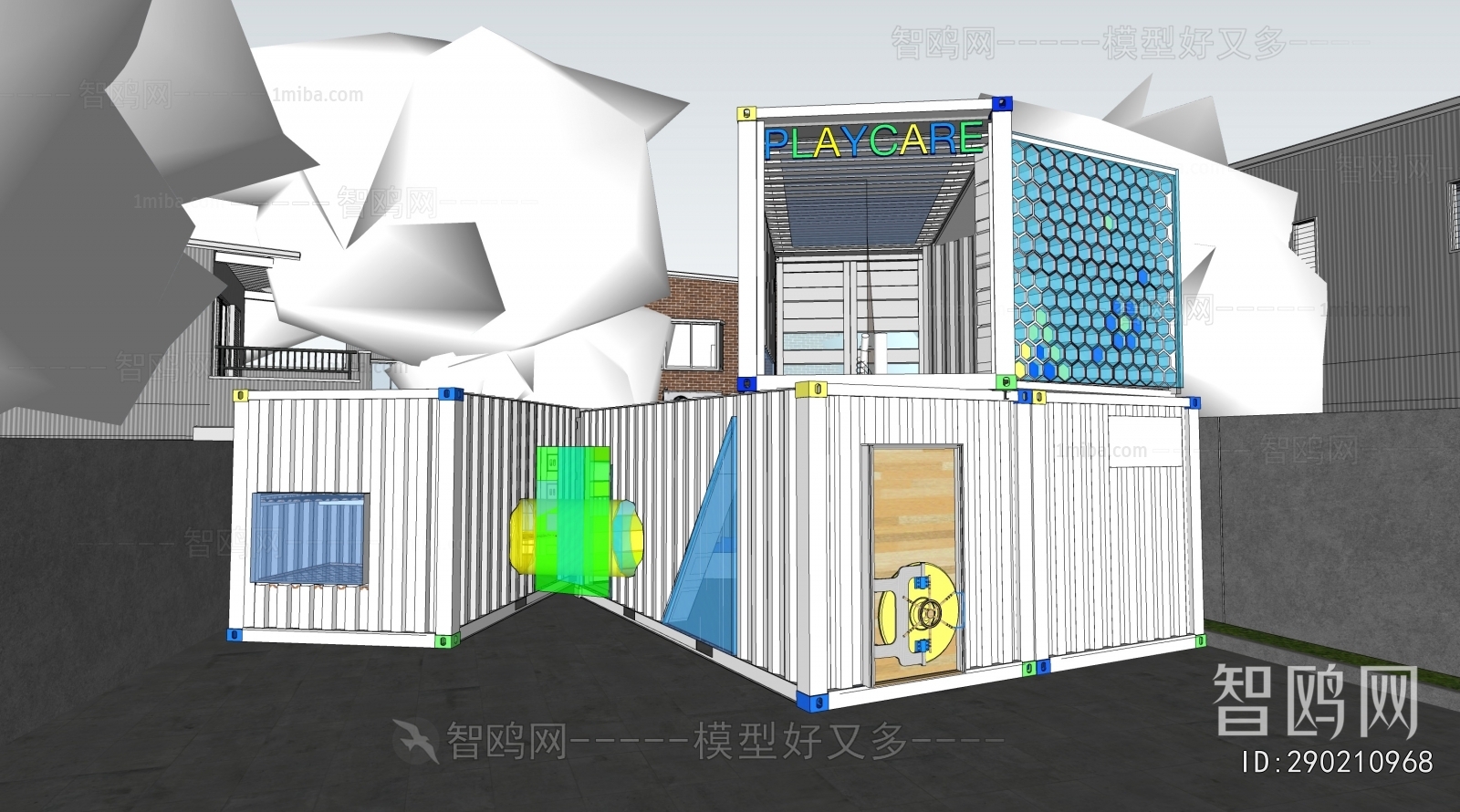 Modern Appearance Of Commercial Building