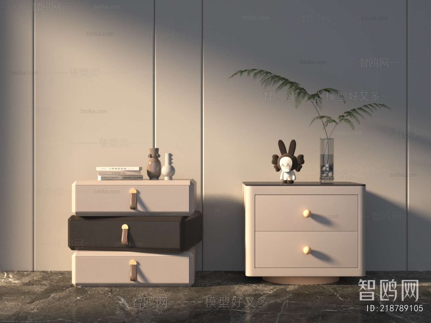 Modern Bedside Cupboard