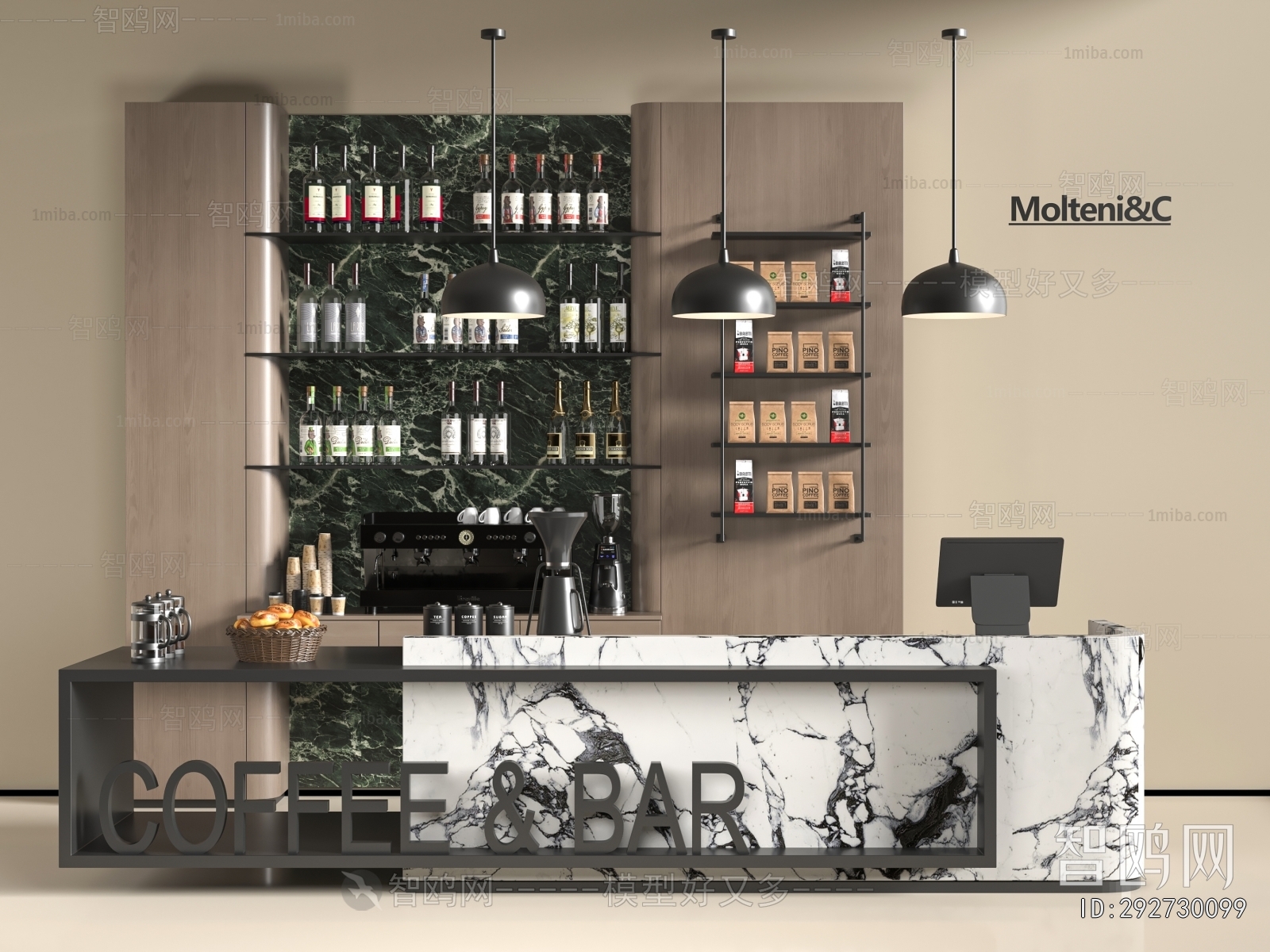 Modern Counter Bar