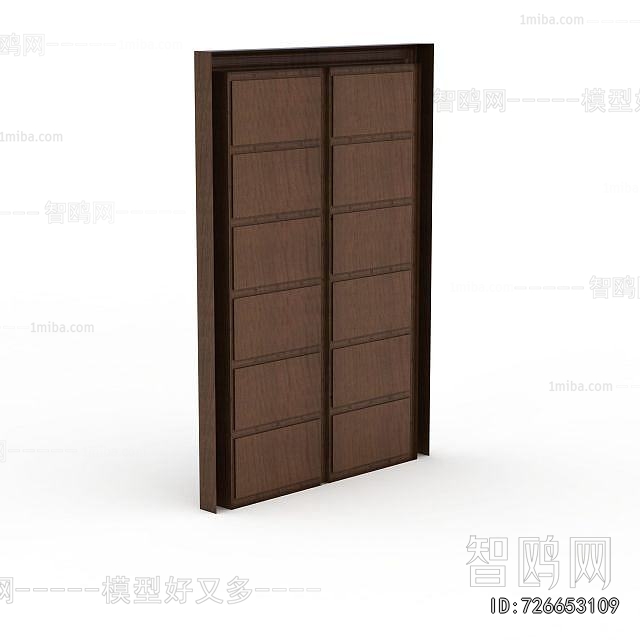 Modern Solid Wood Door