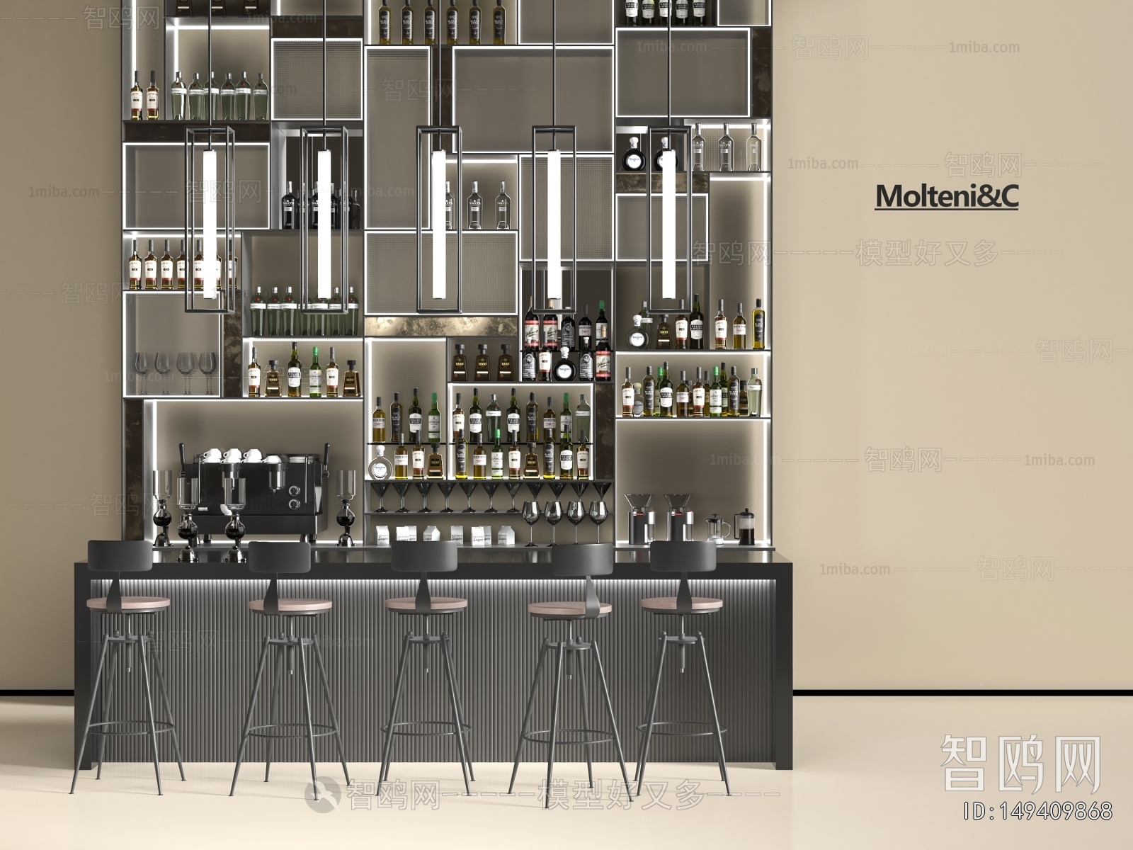 Modern Counter Bar