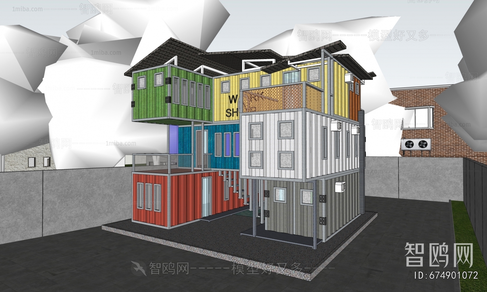 Modern Appearance Of Commercial Building