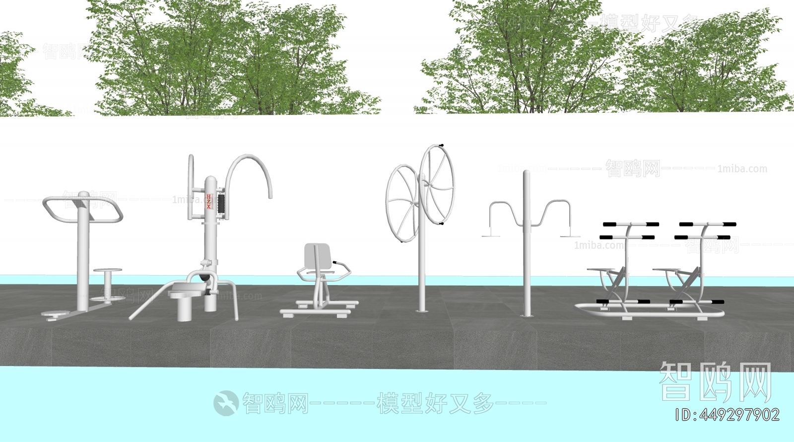 Modern Fitness Equipment