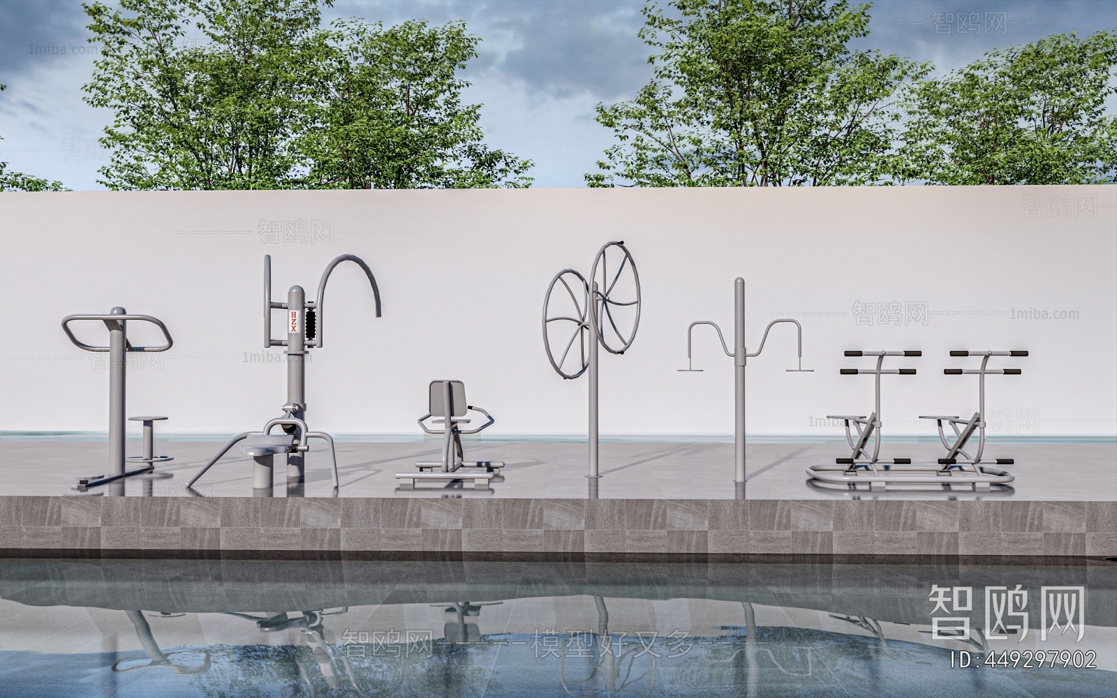 Modern Fitness Equipment