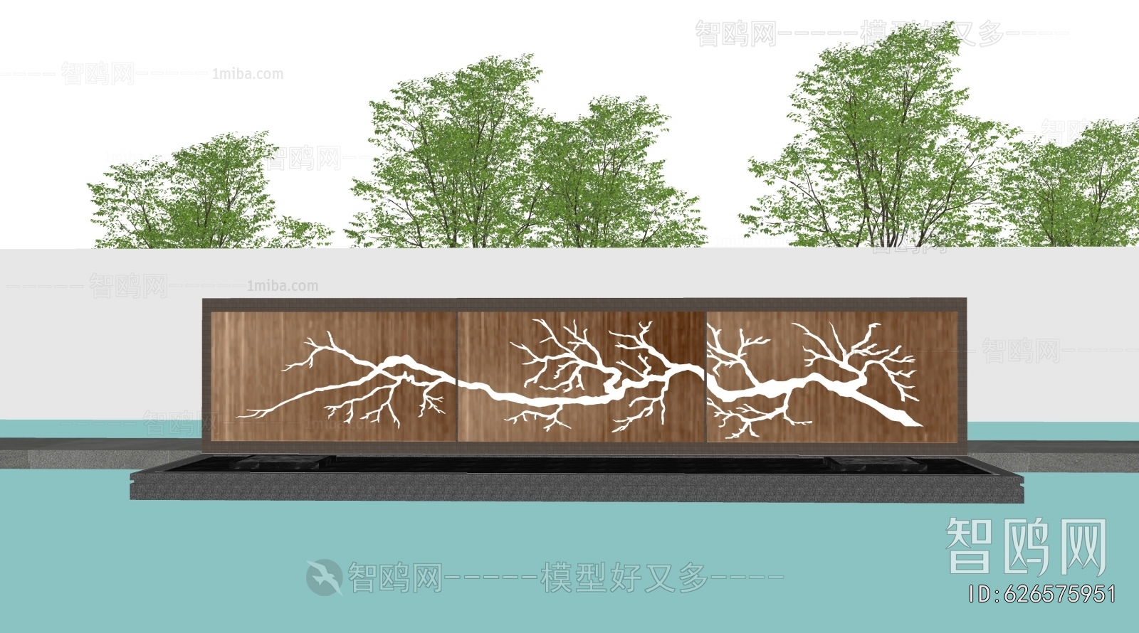 New Chinese Style Landscape Wall