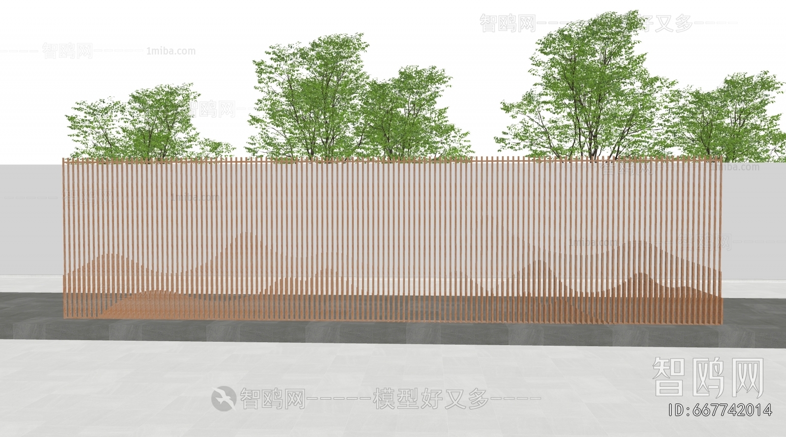 New Chinese Style Landscape Wall