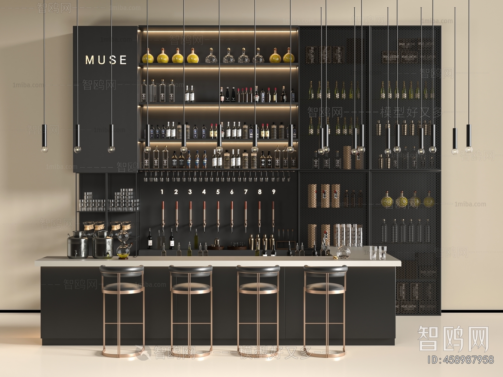 Modern Counter Bar
