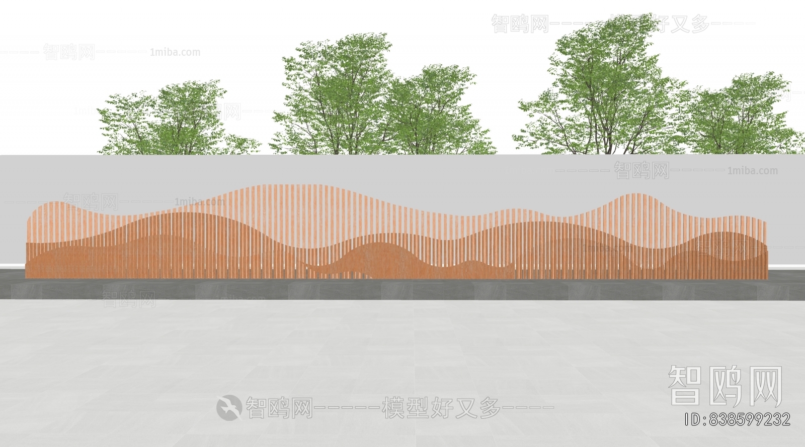 New Chinese Style Landscape Wall