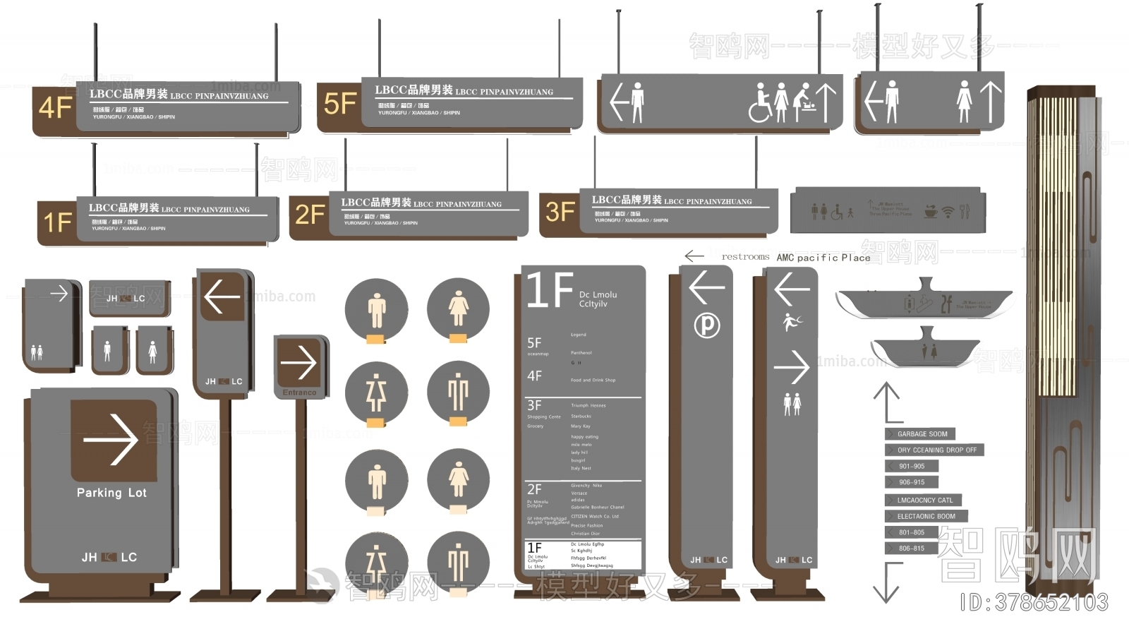 Modern Guide Board/bulletin Board