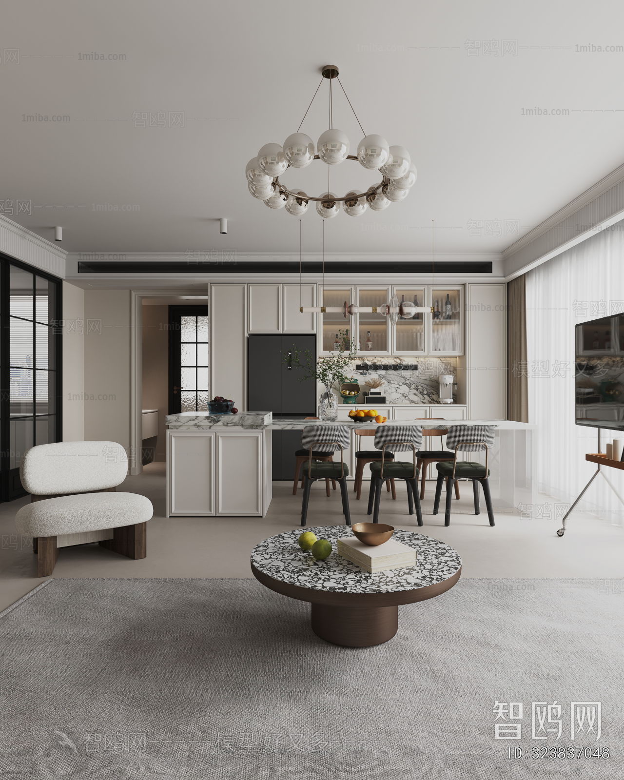 American Style A Living Room