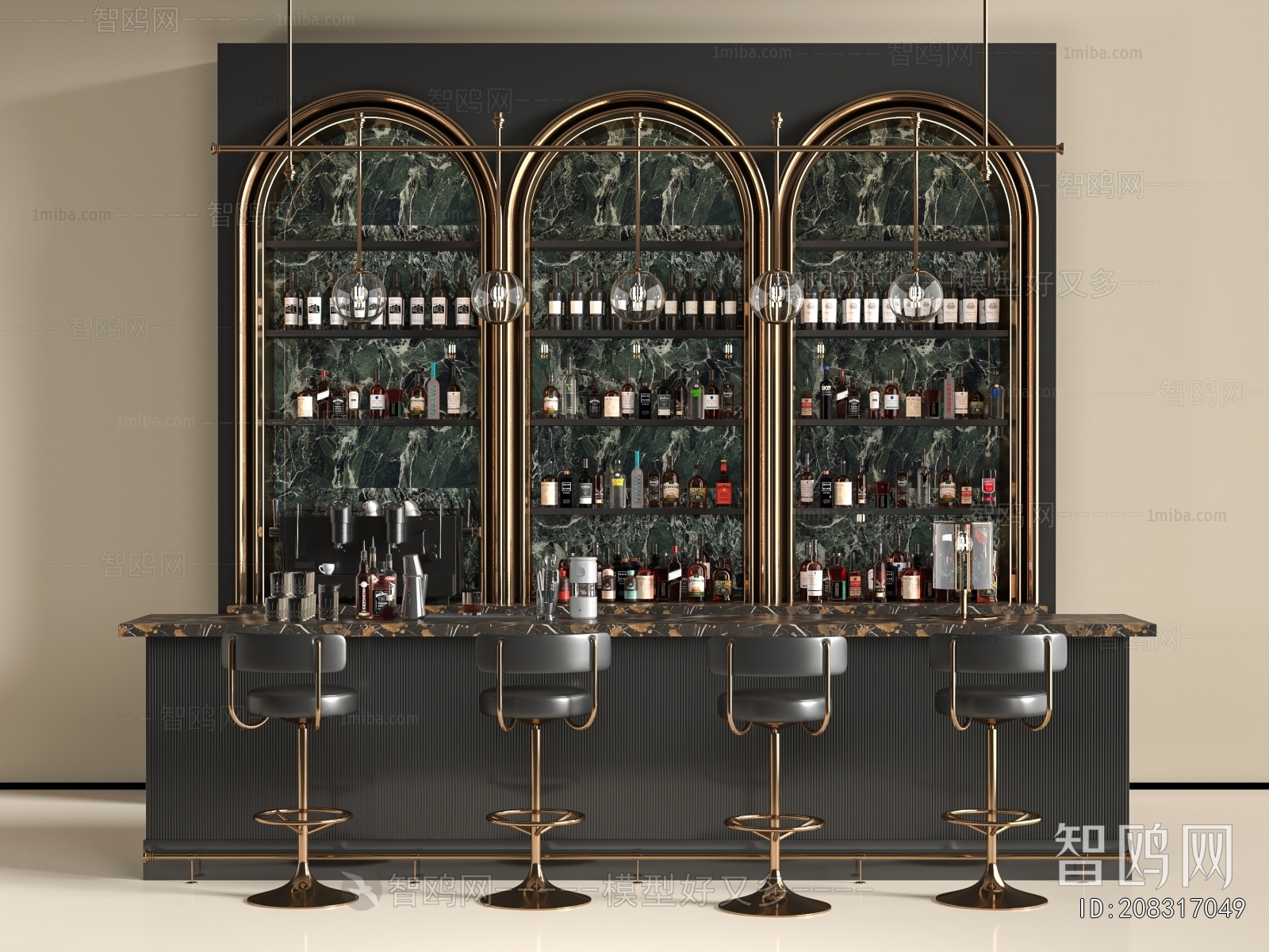Modern Counter Bar