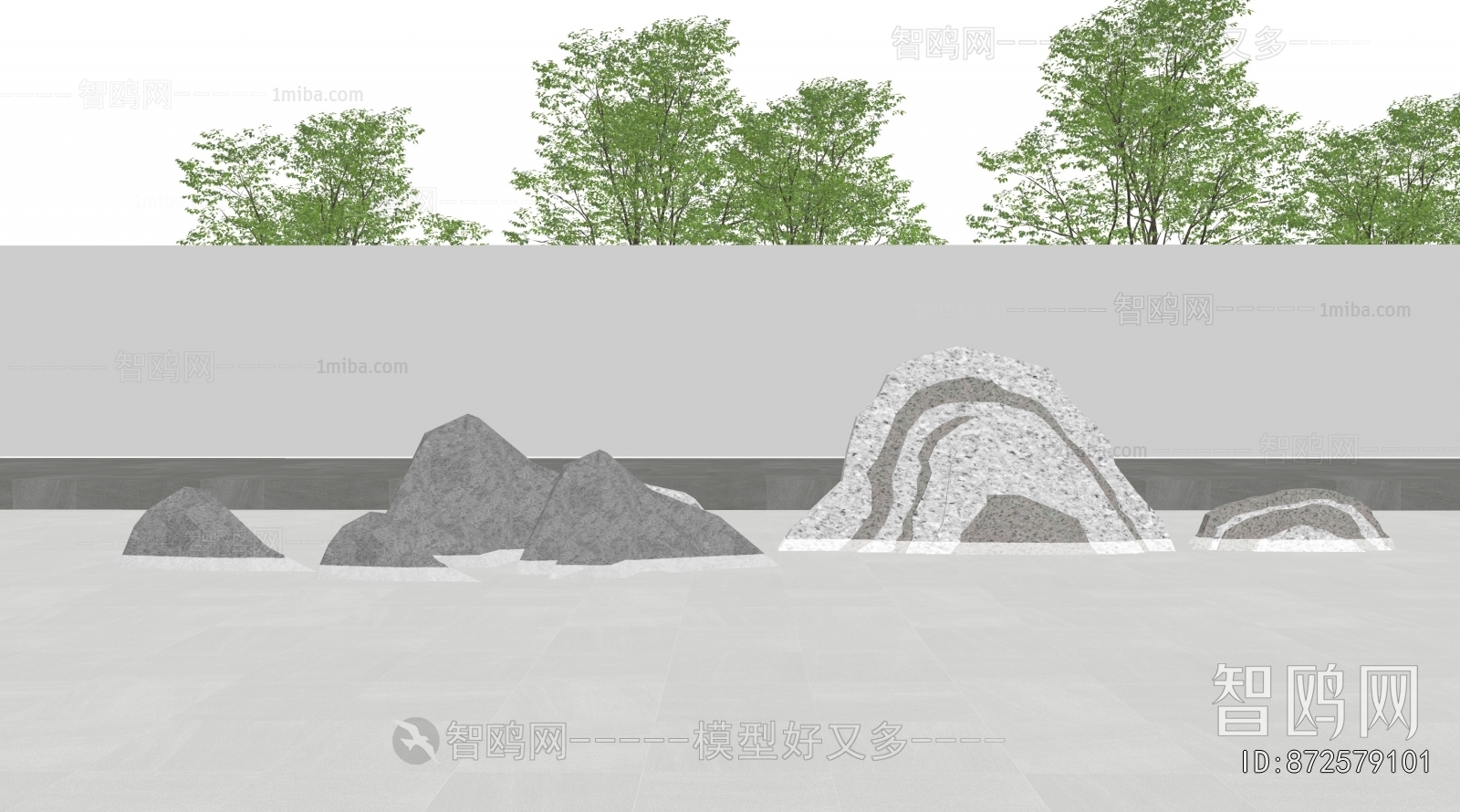 Modern Rockery Waterscape