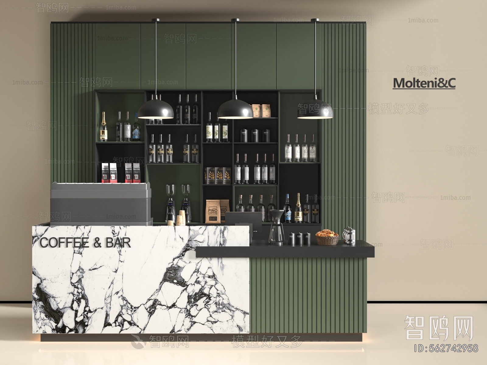 Modern Counter Bar