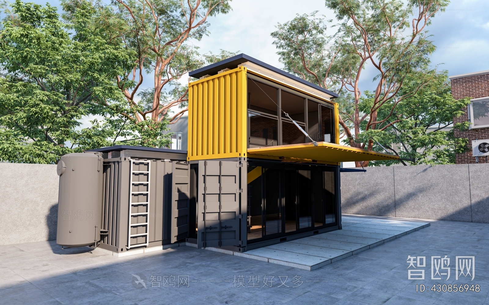 Modern Appearance Of Commercial Building