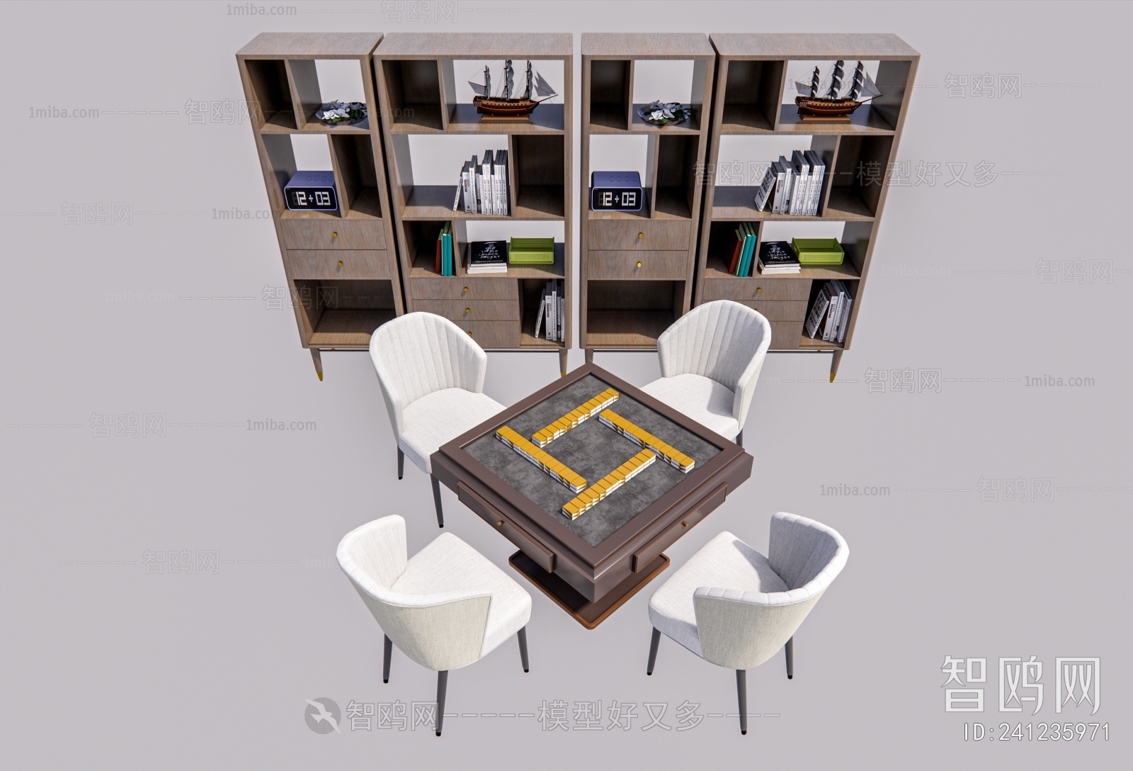 Modern Mahjong Tables And Chairs