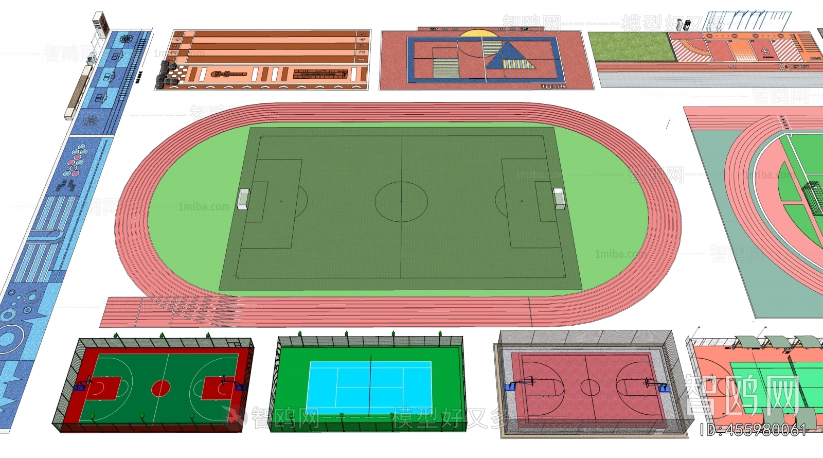 Modern Outdoor Sports Stadium