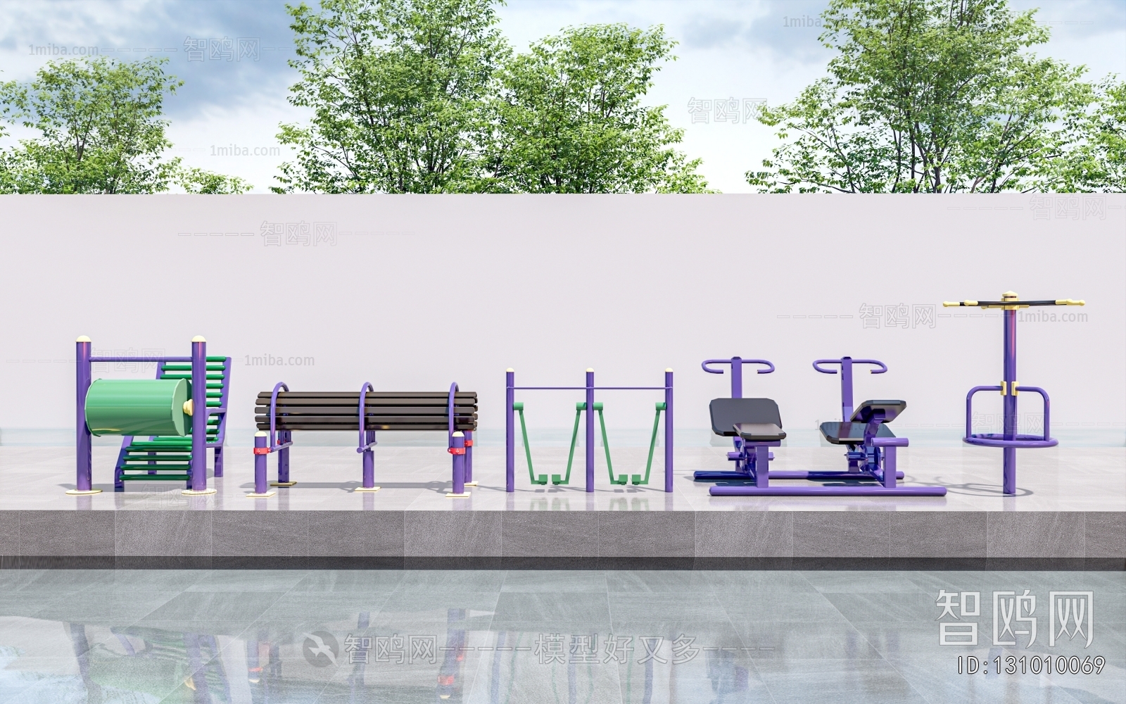 Modern Fitness Equipment