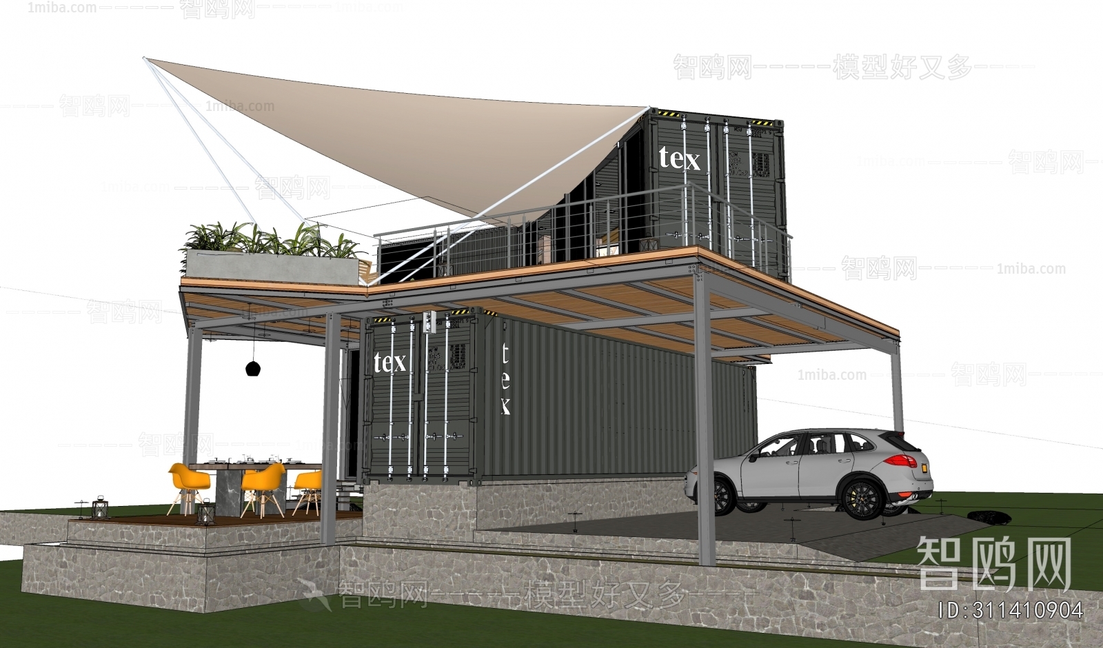 Modern Appearance Of Commercial Building