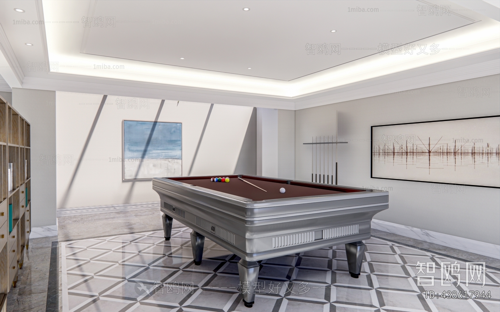 Modern Billiards Room