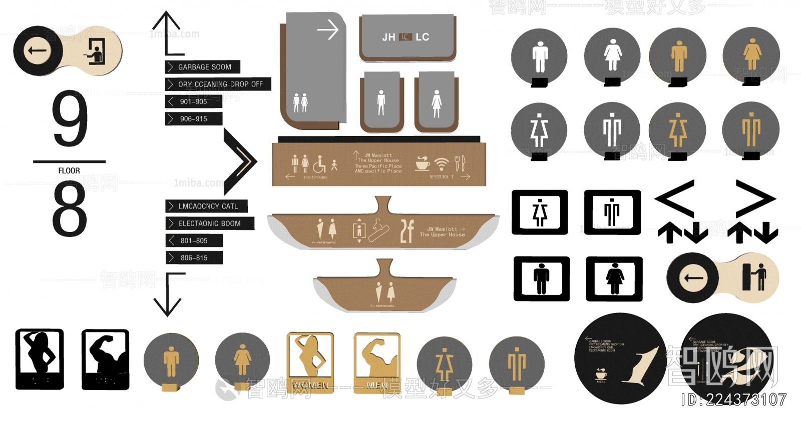 Modern Guide Board/bulletin Board