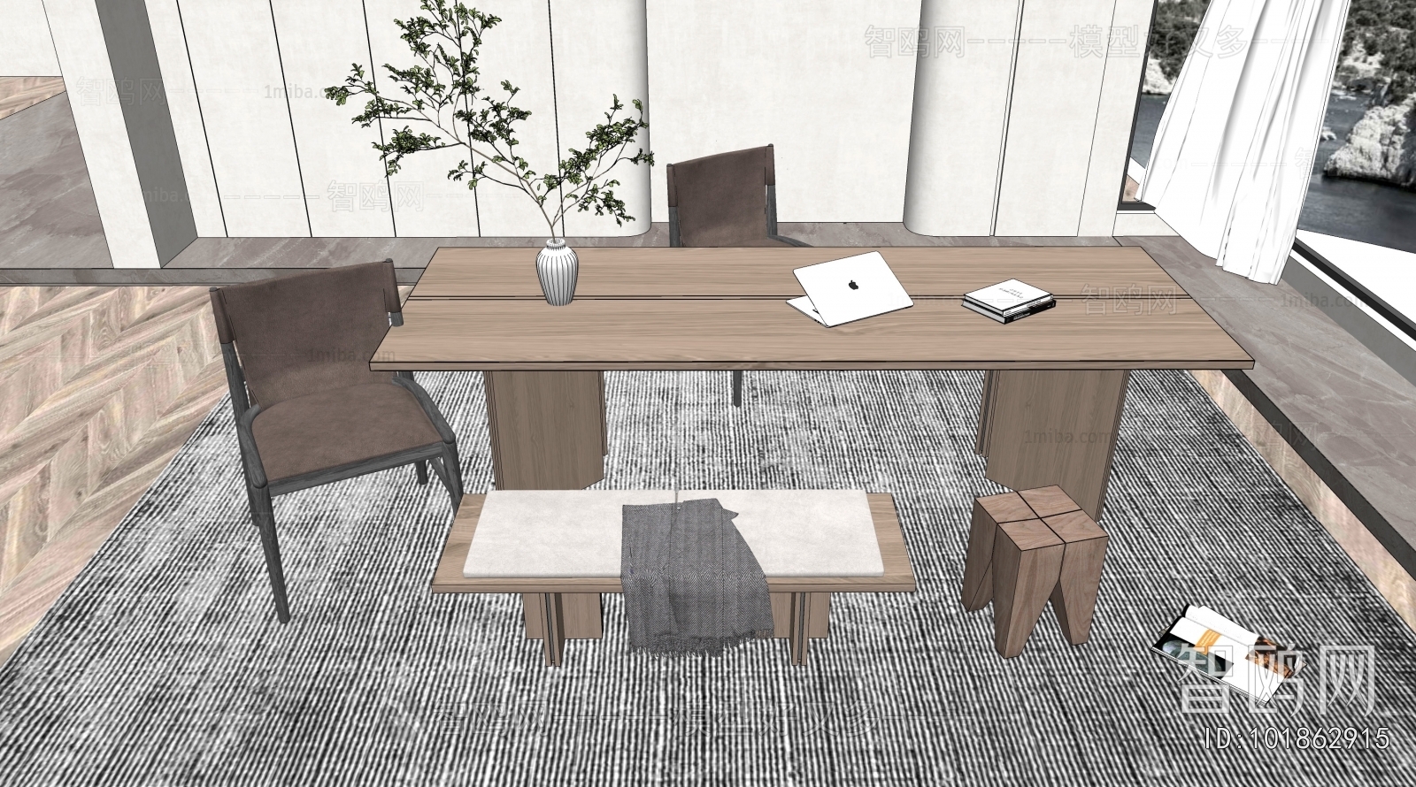 Modern Computer Desk And Chair