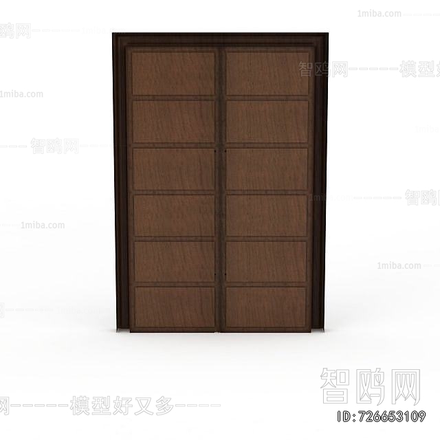 Modern Solid Wood Door