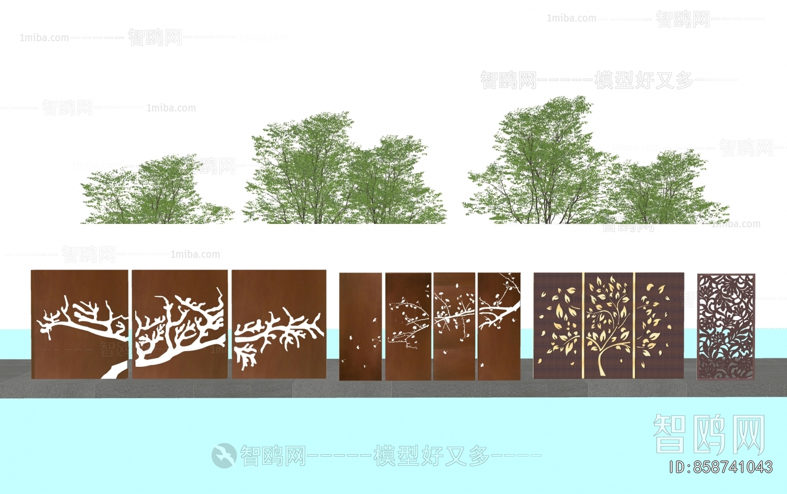 Modern Landscape Wall