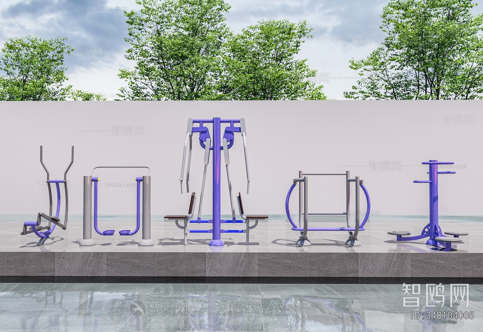 Modern Fitness Equipment