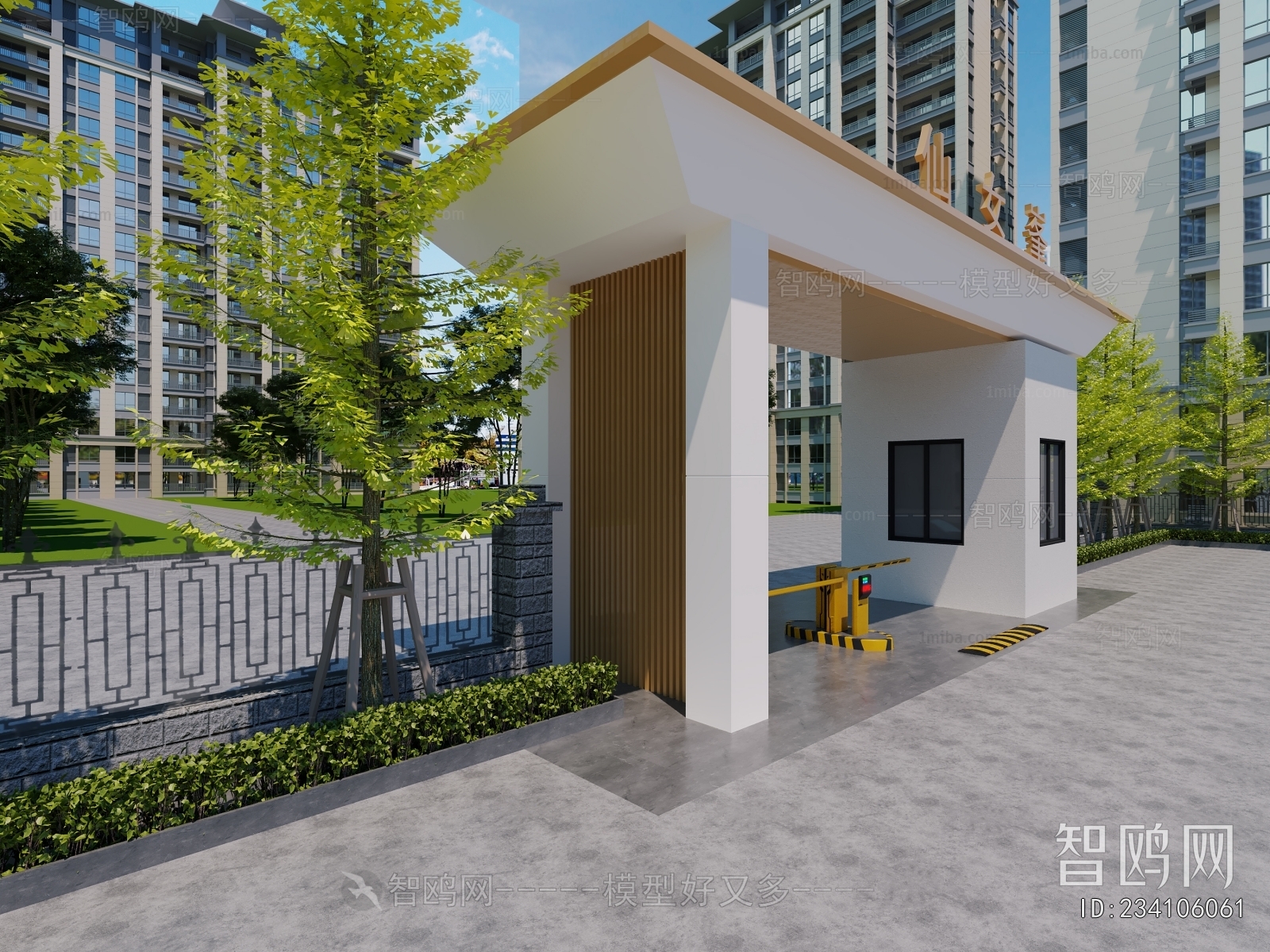 New Chinese Style Gate