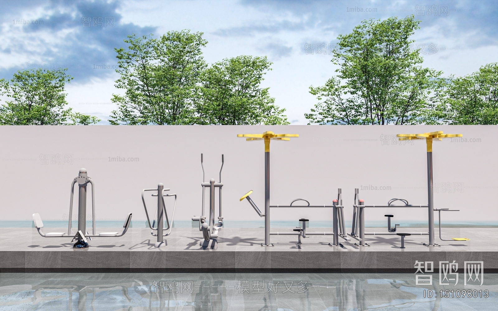 Modern Fitness Equipment