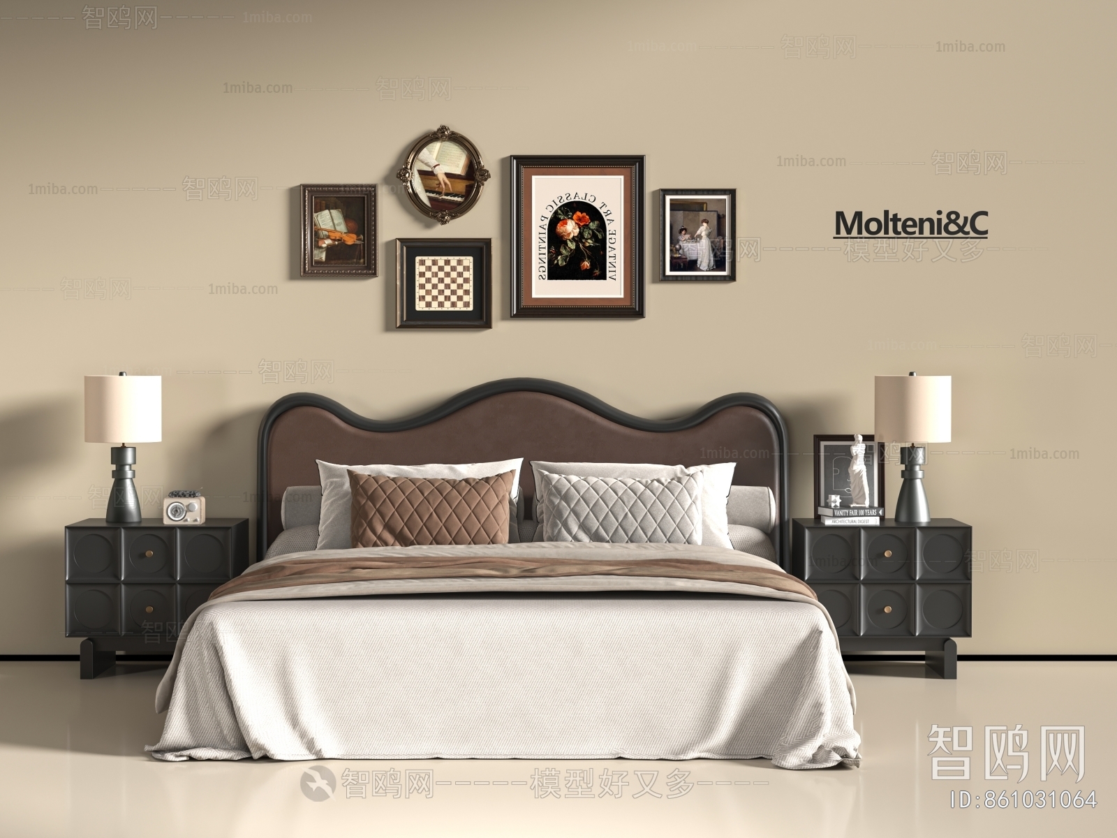 French Style Double Bed