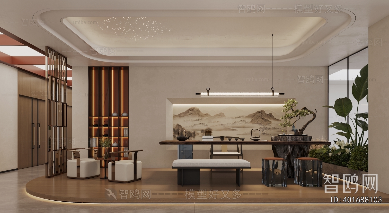 New Chinese Style Tea House