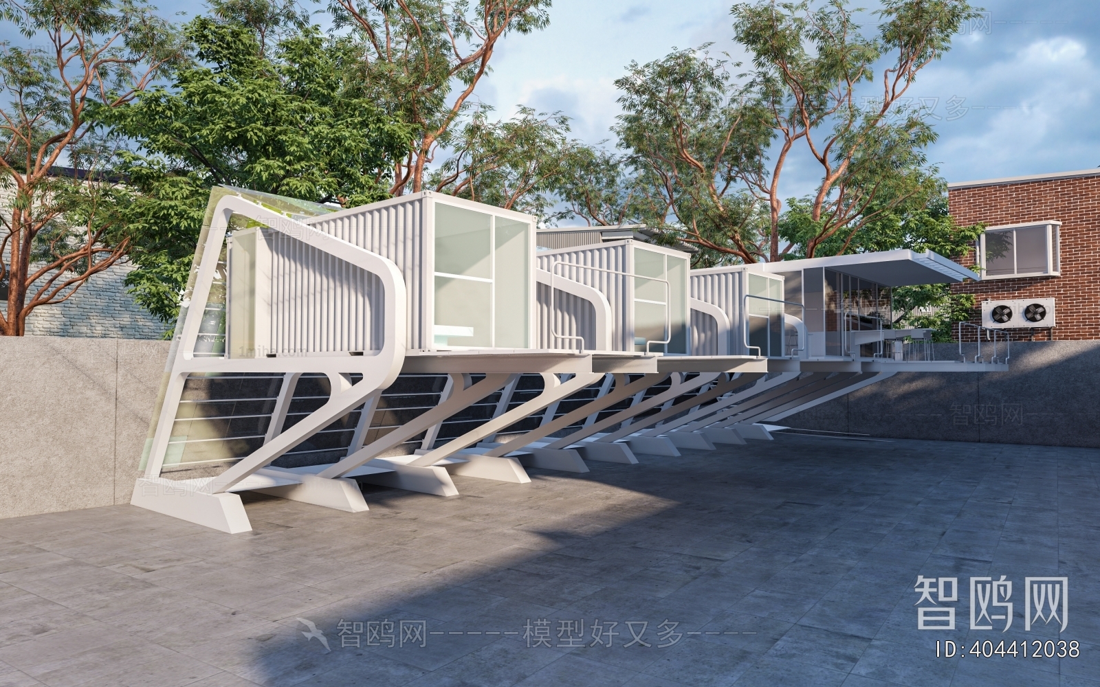 Modern Appearance Of Commercial Building