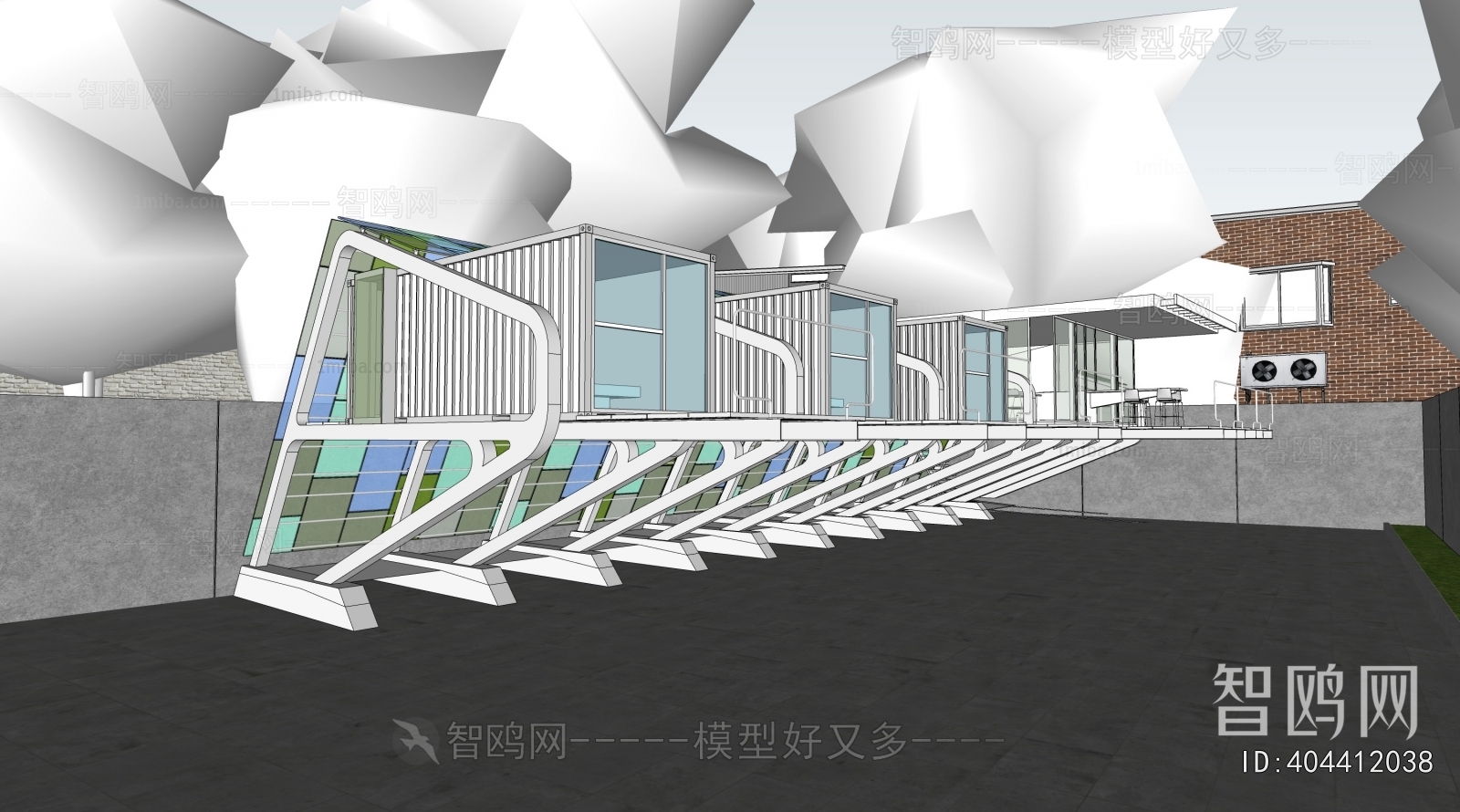 Modern Appearance Of Commercial Building