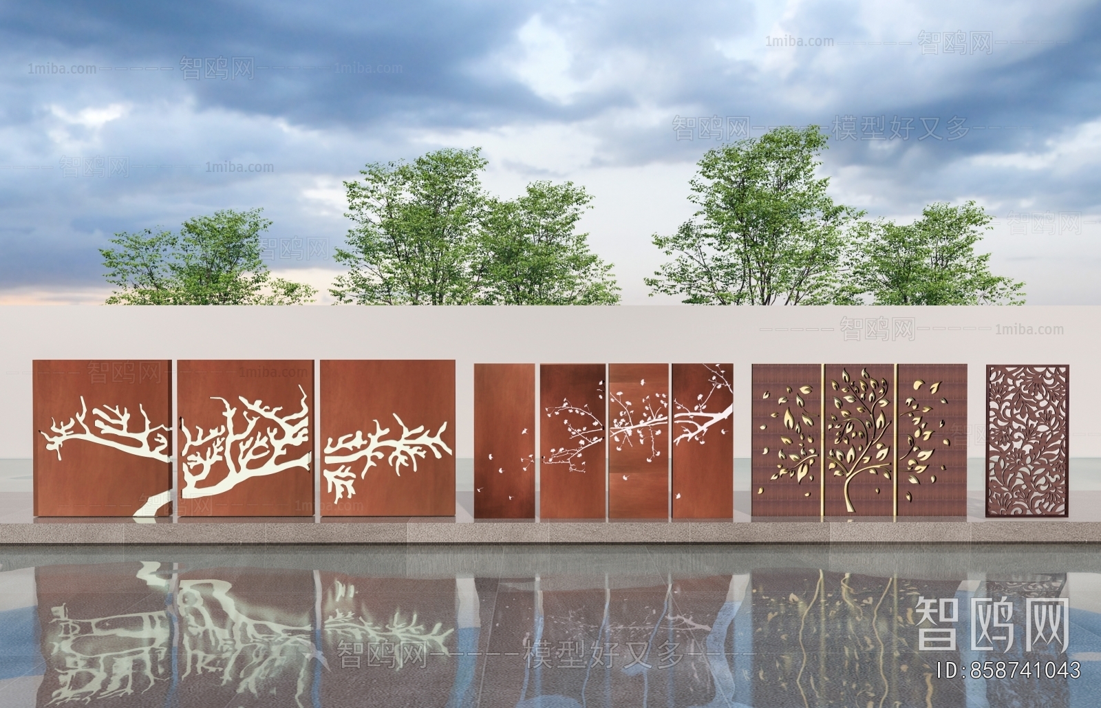 Modern Landscape Wall