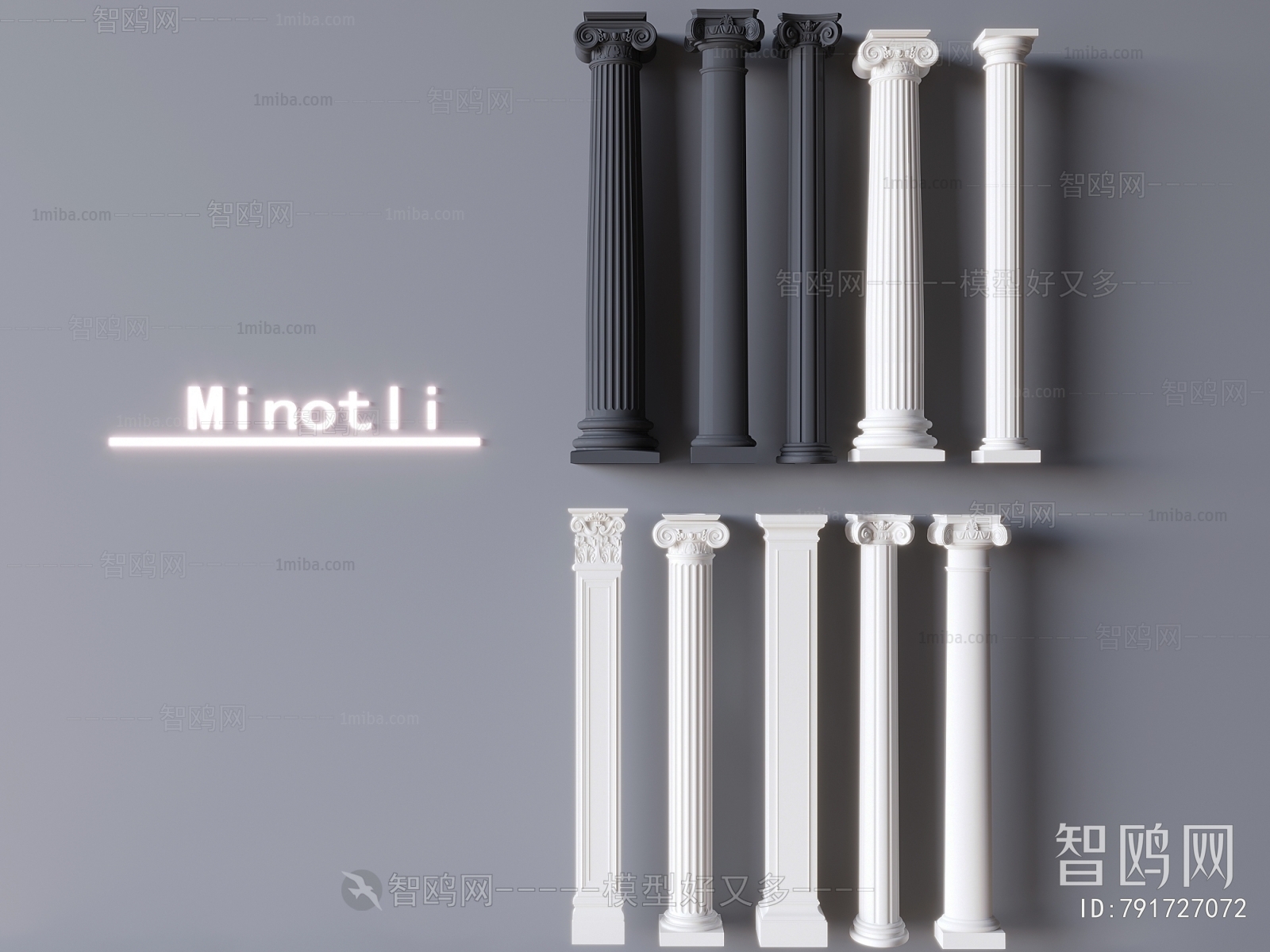 European Style Roman Pillar