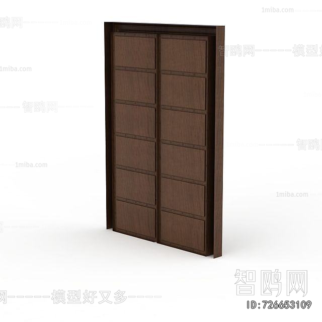 Modern Solid Wood Door