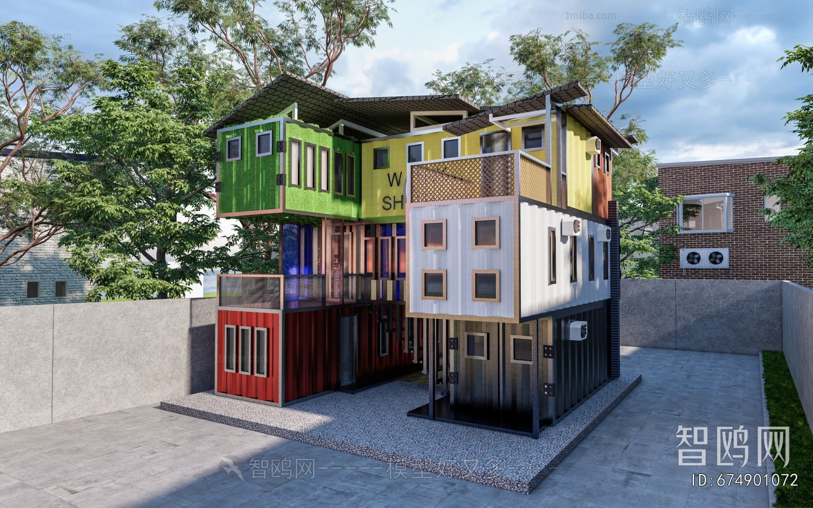 Modern Appearance Of Commercial Building