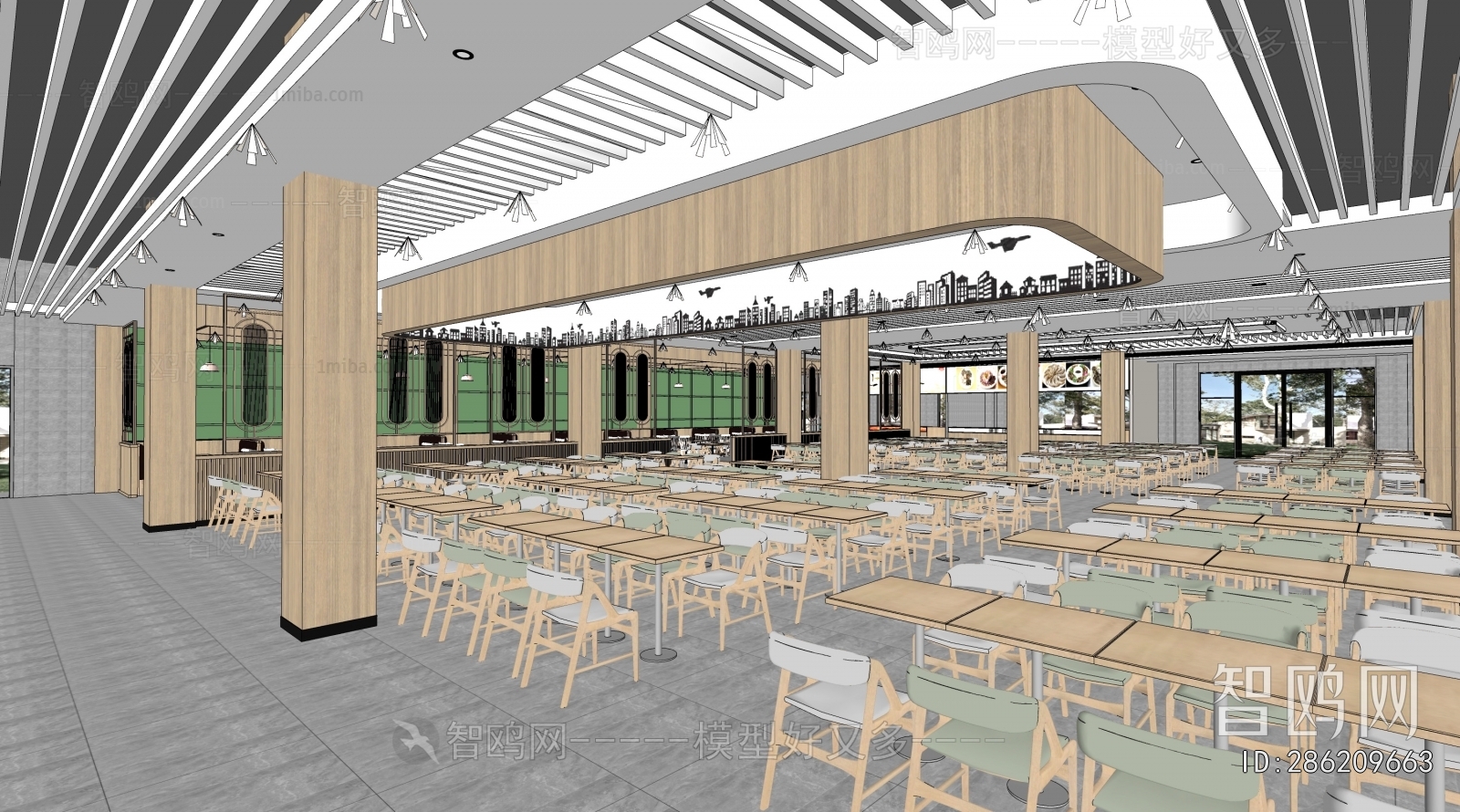 Modern Office Canteen