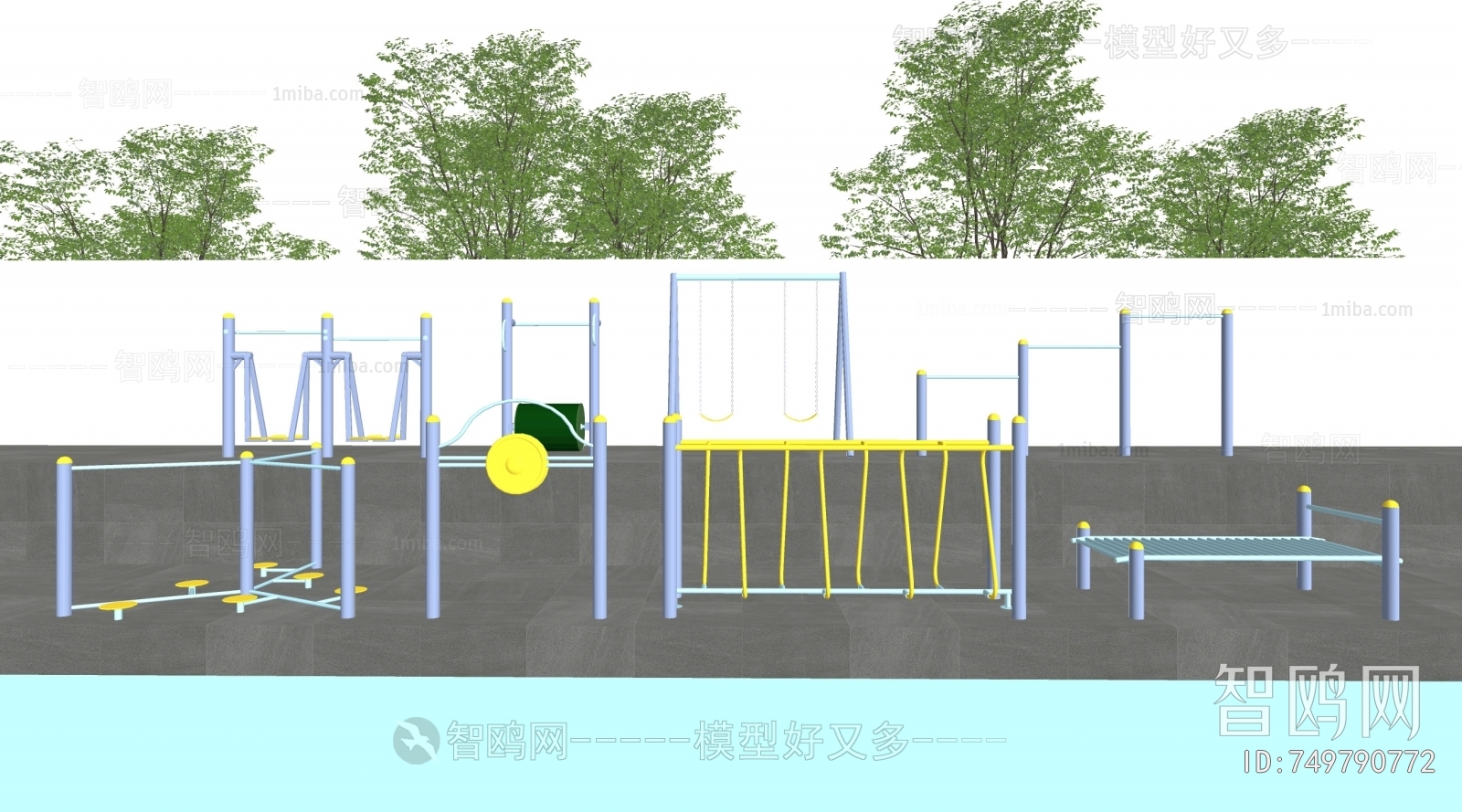 Modern Fitness Equipment