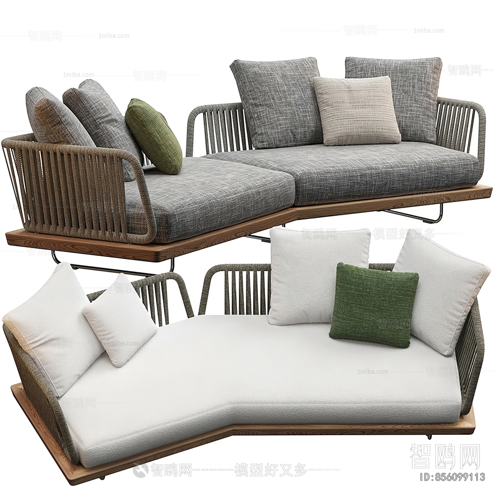 Modern Multi Person Sofa