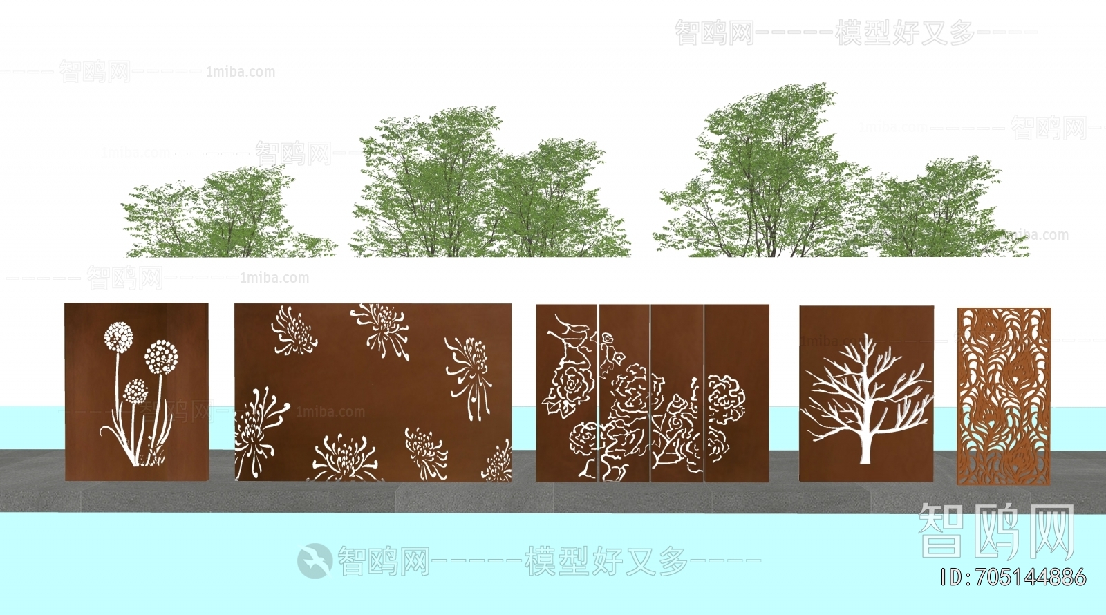 Modern Landscape Wall