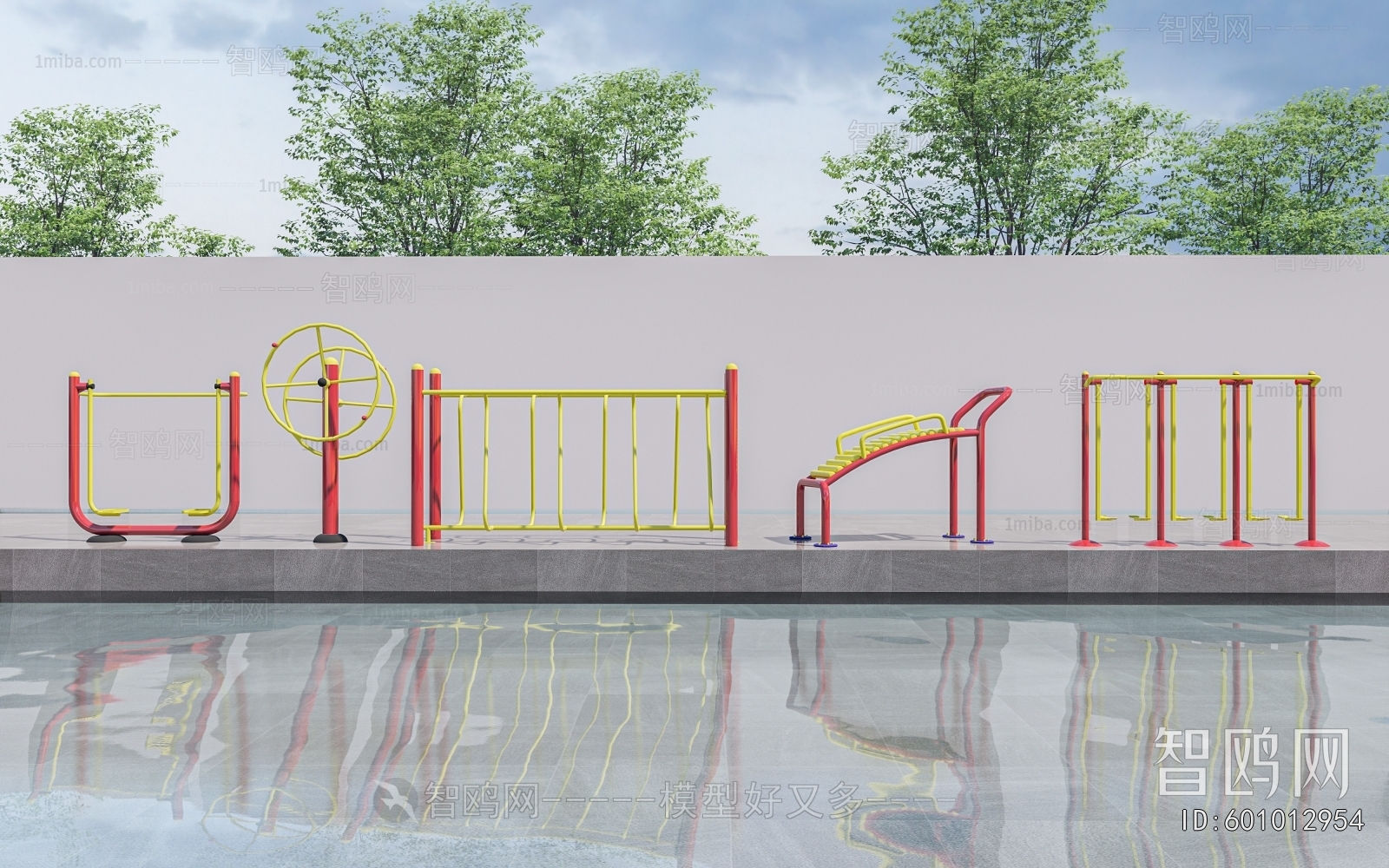 Modern Fitness Equipment